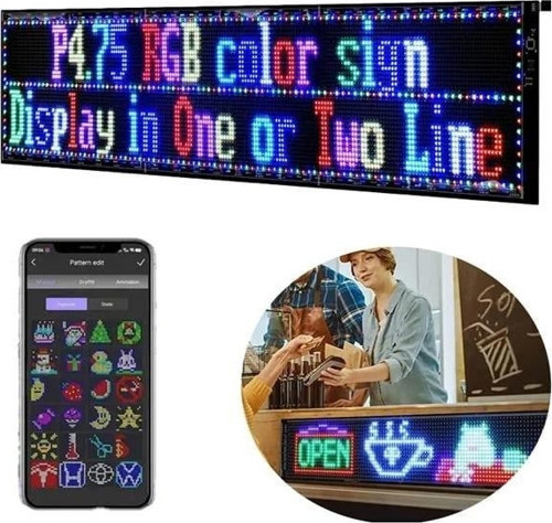 PM-23824 23,2x82cm Kayan Yazı Led Tabela