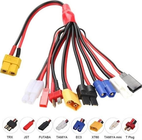PM-24266 HTRC 8 in 1 Lipo Batarya Banana Şarj Kablo Seti