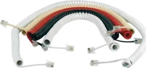 Telefon Spiral Kablo Krem