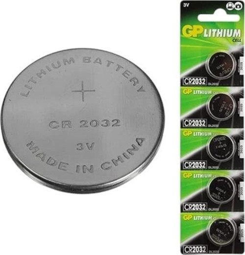 CR2032 Lityum 3 Volt Pil 5 li Paket GPCR2032-2CPU5