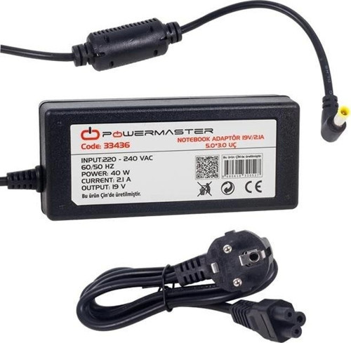 PM-33436 19 Volt - 2.1 Amper 5.0*3.0 Mm Uçlu Adaptör (Samsung Notebook)