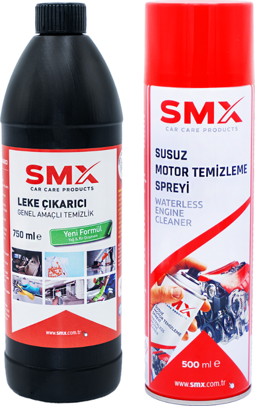Leke Çıkarıcı /Genel Amaçlı Temizlik Ürünü 750ml+ Susuz Motor Temizleme Spreyi 500 Ml