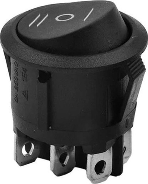 IC-134-6 Yuvarlak On-Off-On 6P Switch Anahtar