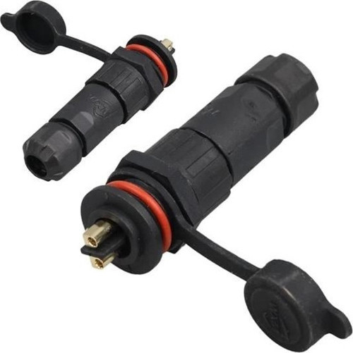 IC-266M 16Mm Su Geçirmez Konnektör Şase Seyyar Takım 2 Pin