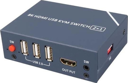 PM-11777 8K Hdmi Usb Kvm Switch 2x1
