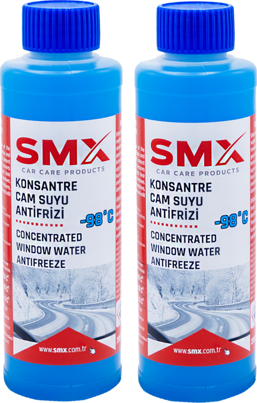 KONSANTRE CAM SUYU ANTİFRİZİ 200 ML 2 ADET (-98 DERECEYE KADAR)