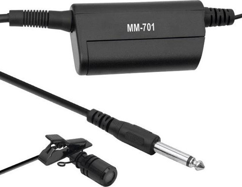 MM-701 Kablolu 600 Ohm Yaka Mikrofonu