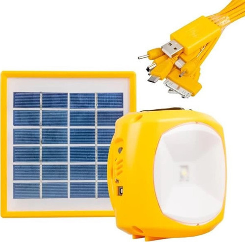 Şarjlı Solar Aydınlatma Seti Tek Panelli