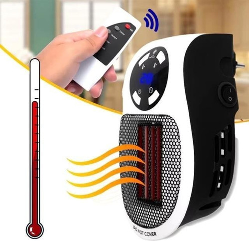 PM-20327 500 Watt Priz Tipi Uzaktan Kumandalı Taşınabilir Isıtıcı (Zamanlayıcı - Otomati