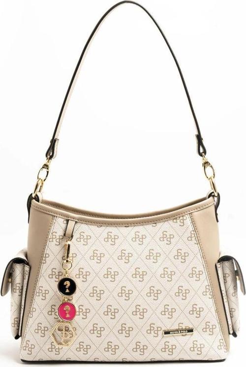 Kadın Çapraz Çanta 1183-46597 SILVER POLO ÇAPRAZ BAYAN ÇANTASI M178 BEJ-MAT KUM