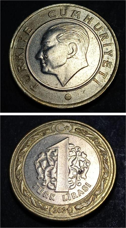39963688006fb5d6f1 2021 Çapaklı 1türk lirası göz yaşı ÇÇT+ eski madeni para