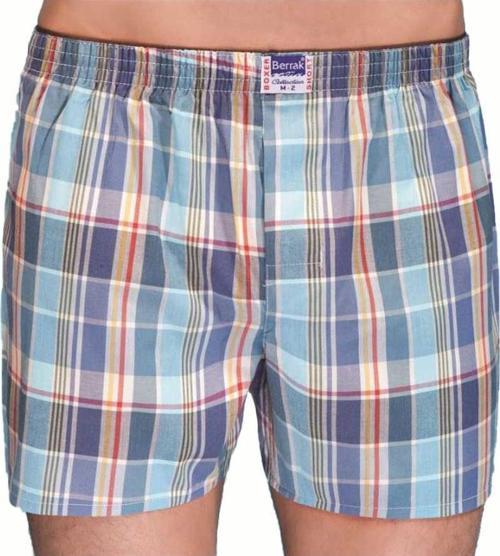 10 Adet Berrak Erkek Havlu Kemer Poplin Boxer Short 1070