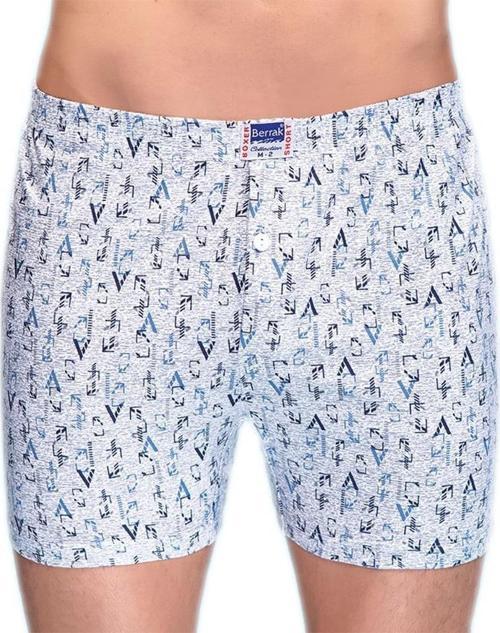 10 Adet Berrak Erkek Penye Desenli Boxer 1053