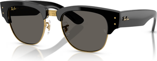 RB 0316S 6826J5 53 Ray-Ban Mega CLUBMASTER BLACKED OUT Koleksiyonu Güneş Gözlüğü