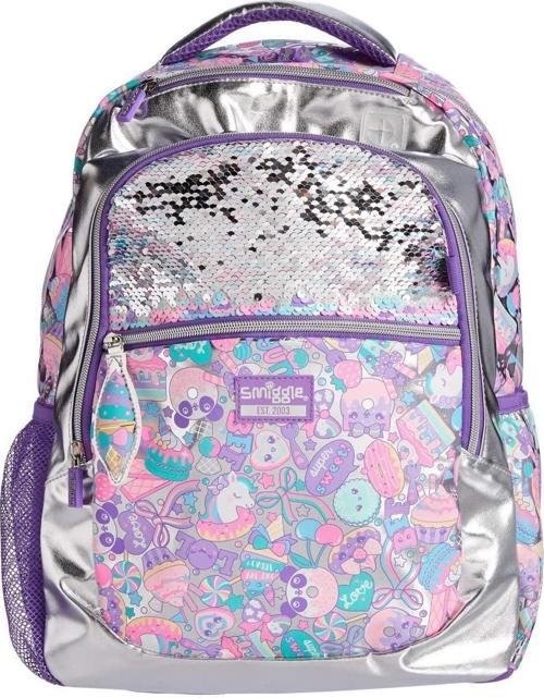 - Flashy Sequin Klasik Okul Sırt Çantası