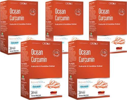 Curcumin 30 Kapsül X5 Adet - Kurkumin Ve Karabiber Ekstresi