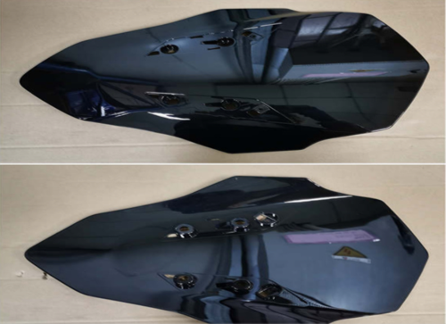 Jet X 125 (orj) Siperlik Tur Camı Siyah 57cm Orta Boy