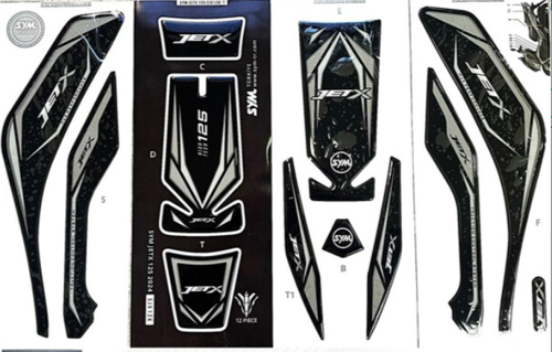 Jet X 125 (orj) Tank Pad Seti 12 Parçalı