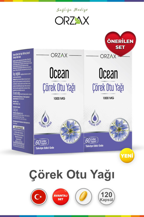 Çörek Otu Yağı 60 Kapsül 2 Adet