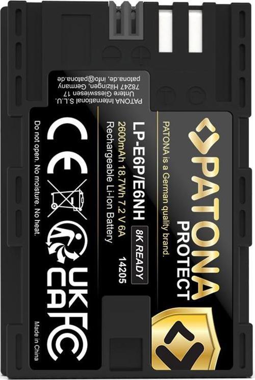 14205 Protect LP-E6P Canon Batarya
