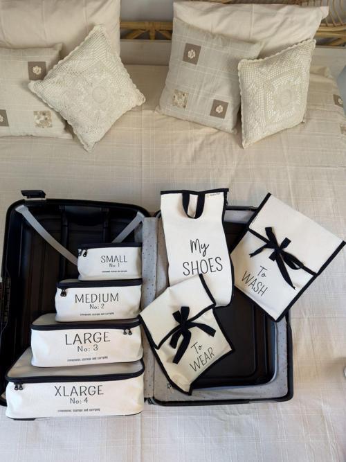 Valiz Düzenleyici Bavul Içi Organizer Travel Set 7 Parça