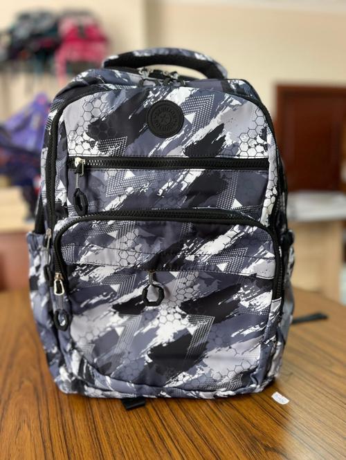  Bevitton Su Itici Kumaş Okul Çantası Unisex Kamuflaj 