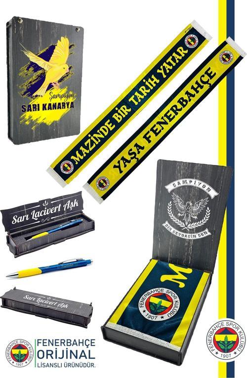 Orijinal Lisanslı Mazinde Bir tarih Yatar Saten Şal Atkı + Uçlu Kalem Set Hed
