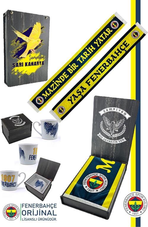 Orijinal Lisanslı Mazinde Bir tarih Yatar Şal Atkı Seramik Kupa Set Kanarya B