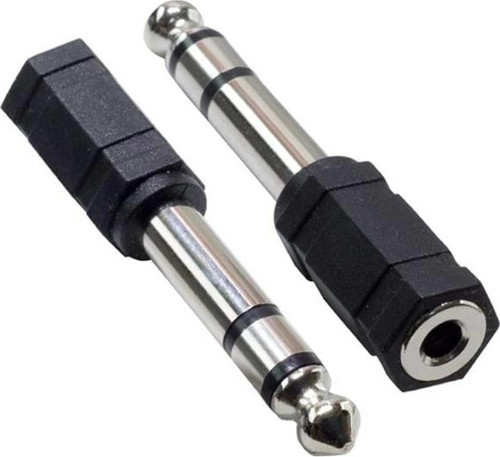 6,3 mm Stereo Erkek-3,5 mm Stereo Dişi Çevirici
