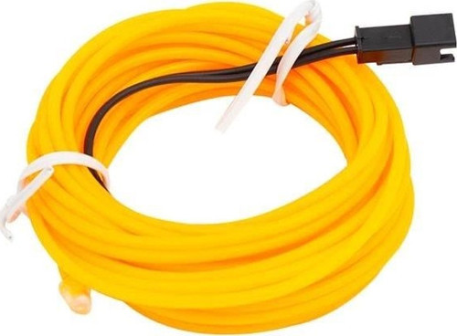 5 Metre 5 Volt USB Adaptörlü Neon Sarı İp Aydınlatma PM-6081