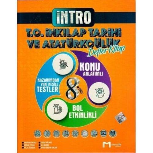 LGS 8. Sınıf T.C İnkılap Tarihi ve Atatürkçülük İntro Konu Anlatımlı Defter Kitap 
