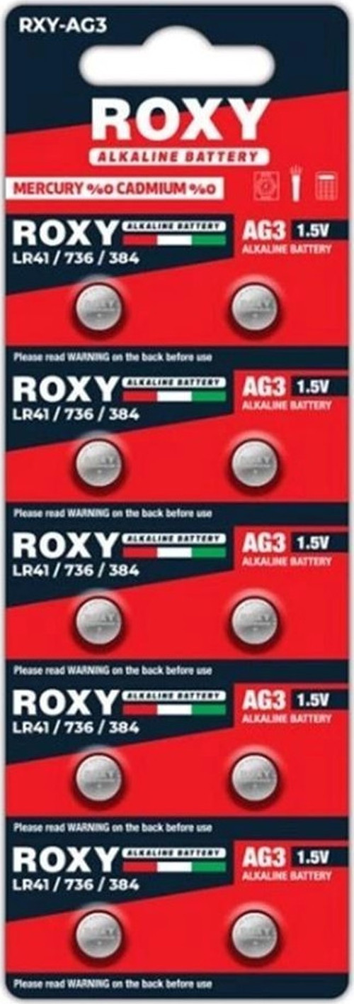 RXY-AG3 LR41/736/384 Alkalin Pil (10'LU Paket)