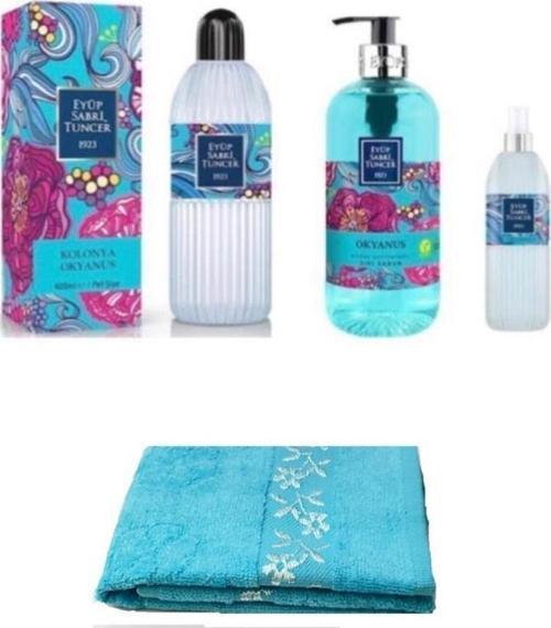 3 LÜ SET OKYANUS+EL VE YÜZ HAVLUSU 30X50 CM