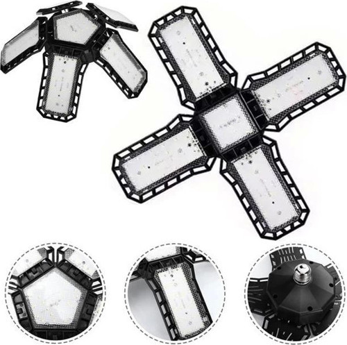 Ayarlanabilir Açılı 4 Kanatlı 108 Smd Ledli Galaxy Projektör Işığı 50W 5500 Lumen E27 32cm Çap