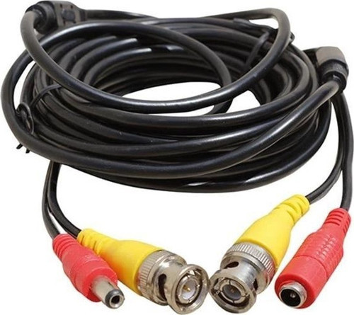 Bnc-Bnc Kablo+Power Kablo Dişi-Erkek Jack'lı 20 Metre