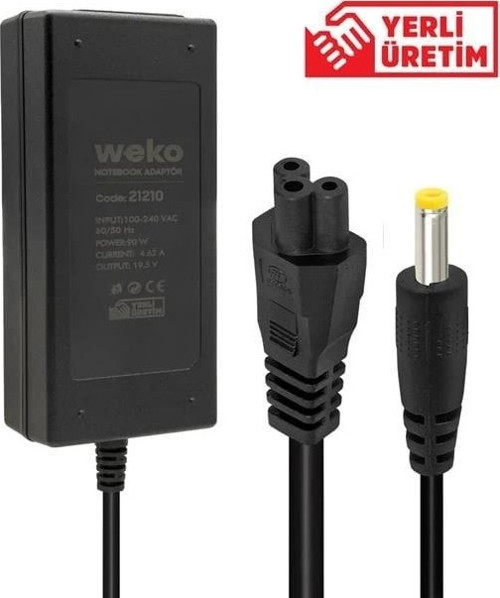 19.5 Volt 4.62 Amper 90 Watt Notebook Adaptör (4.0*1.7 Uçlu)
