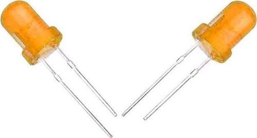 Halmet Mantar Led 4.8mm Turuncu
