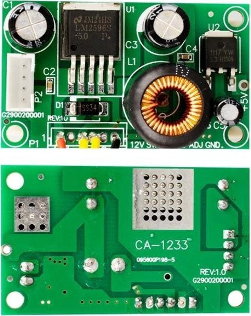 Weko CA-1233 Lcd Led Power Supply Kablolu Modül 12 Volt To 5 Volt To 3.3 Volt 3 Amper
