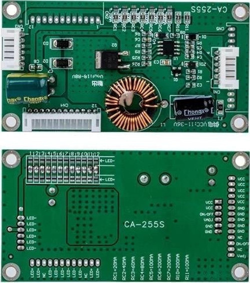CA-255S LCD LED Driver 10-48 İnç TV Backlight Driver 85x45mm Input:10V-36V Output: 18-88V Adapt