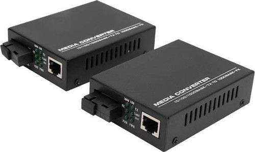 PM-22107 1000 Mbps 3 Km Single Mode Fiber Optik Ethernet Medya Dönüştürücü