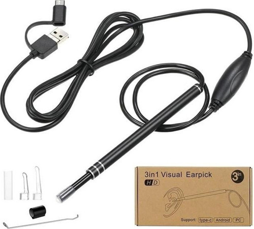 PM-22161 3in1 USB Kulak Muayene Endoskop Kamera