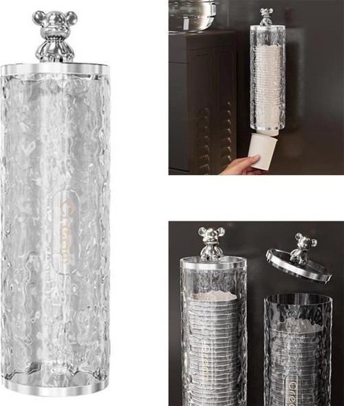 SN-27110 Kendinden Yapışkanlı Plastik - Karton Bardak Dispenseri