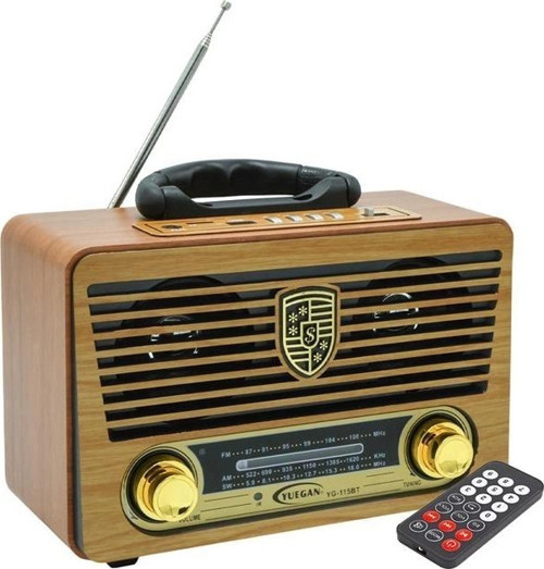 MV-115BT USB - SD - FM - Bluetooth Destekli Nostaljik Radyo