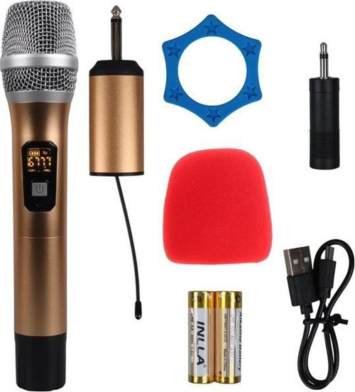 MV-1301E UHF Ekranlı Kablosuz 1 El Telsiz Mikrofonu