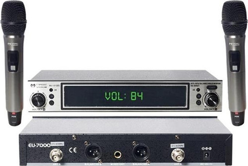MV-1312EE Uhf 2 El Kablosuz Telsiz Mikrofon