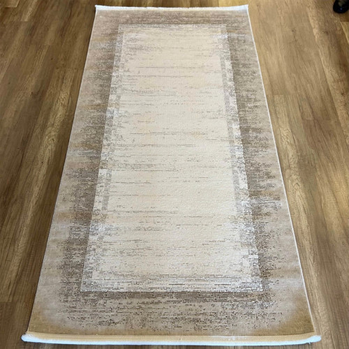 Valery 1072 Bej Mikrofiber Modern Halı