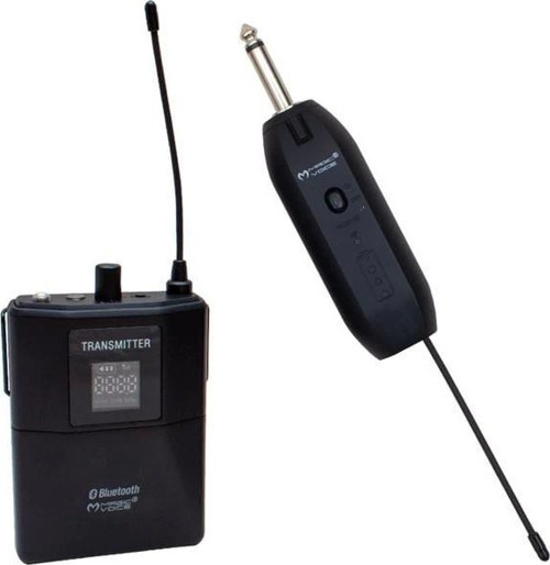 Mv-19601 UHF Kablosuz Enstrüman Uyumlu Bluetooth Jak Girişli İkili Mikrofon Set