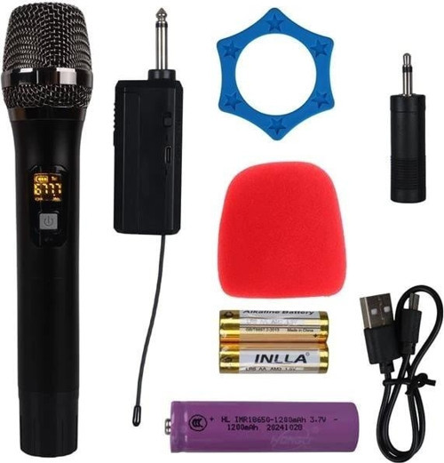 MV-21760 UHF Ekranlı Kablosuz Telsiz Mikrofon