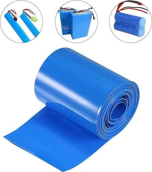 18650 1 Metre 130Mm PVC Shrink Isı İle Daralan Pil Yalıtım Klıfı