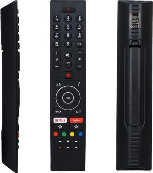 Vestel 4K Smart 55UD8450 Lcd Led TV Kumanda (RC43135 Black Nobrand V2)